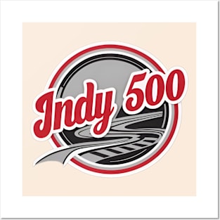 Indy 500 Race Day - Motorsport Design style Posters and Art